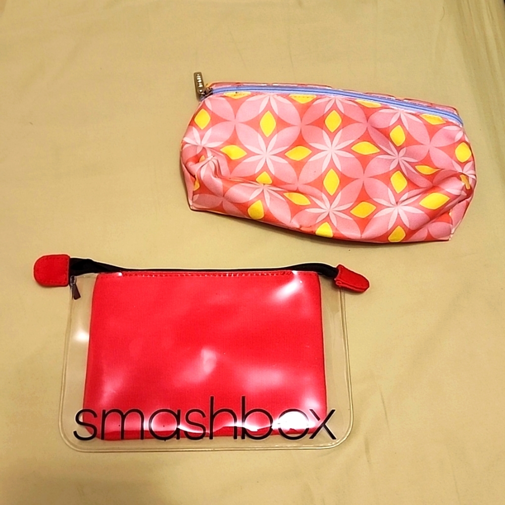 Clinique and Smash Box Cosmetic bags